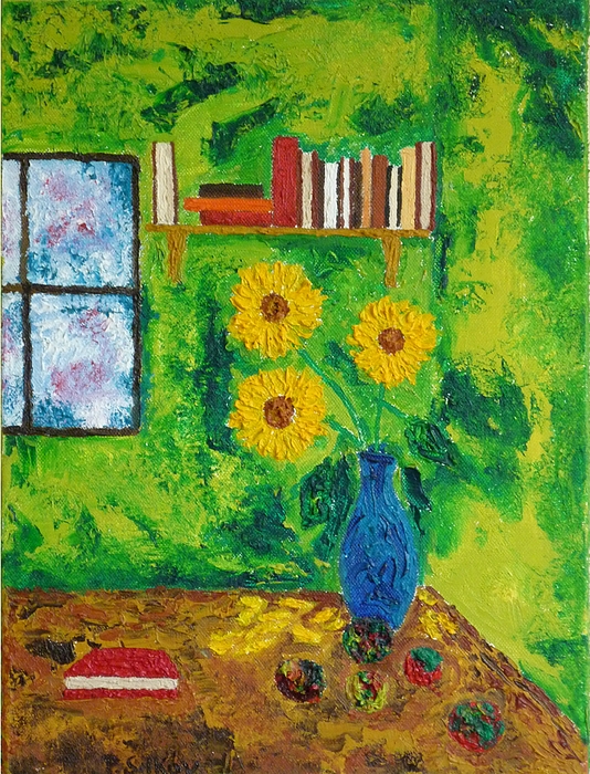 Still Life With Yellow Flowers by Peter Silkov Still Life With Yellow Flowers by Peter Silkov